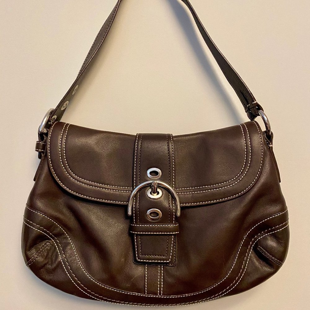 Coach Soho Hobo Brown Leather Bag